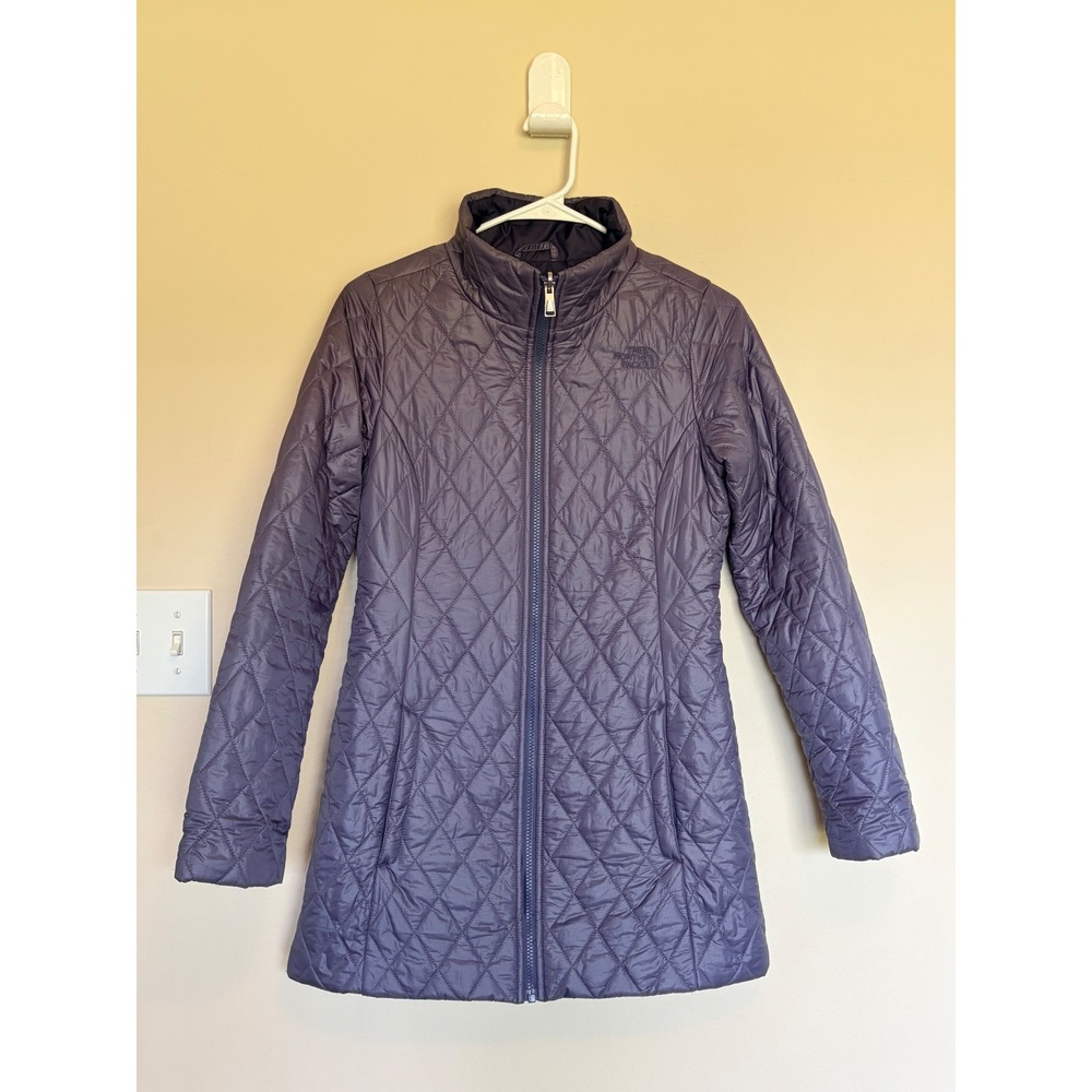The North Face Purple‎ Quilted Full Zip Iliana Jacket Purple Womens XS A8U2